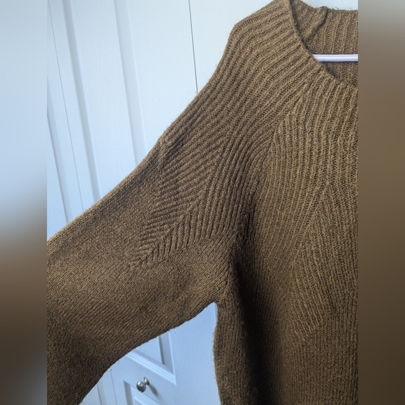 VIOLETA By MANGO Plus Size Crewneck Women Size XXL Brown Color Soft - Picture 5 of 10